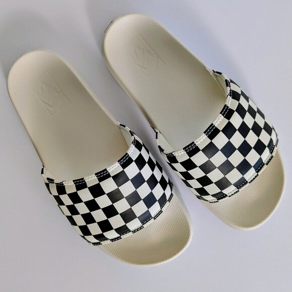 VANS Women's La Costa Slide On Checkerboard Sandal Size 9 NWB - Picture 3 of 8